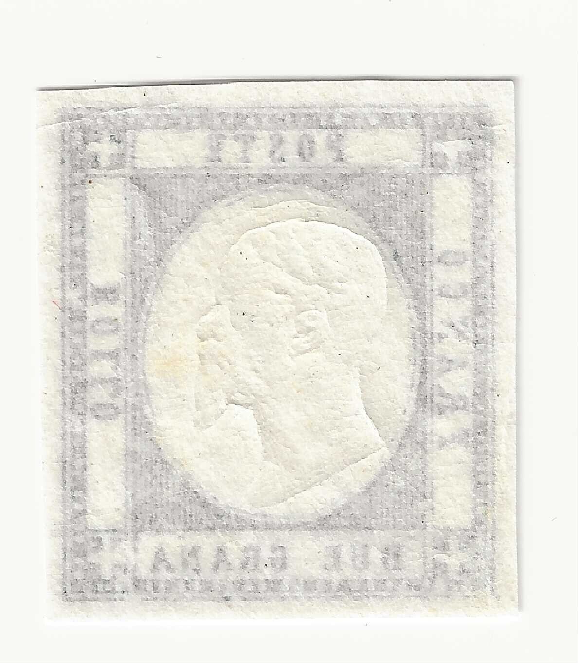 1861 Antichi Stati (Province napoletane) - 2 grana azzurro chiaro MNH**