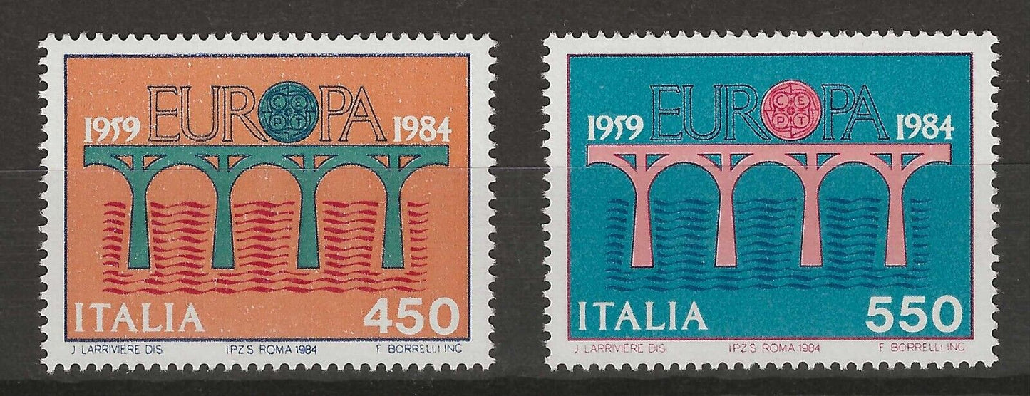 1984 Repubblica italiana - Anniversario CEPT 2 valori MNH**