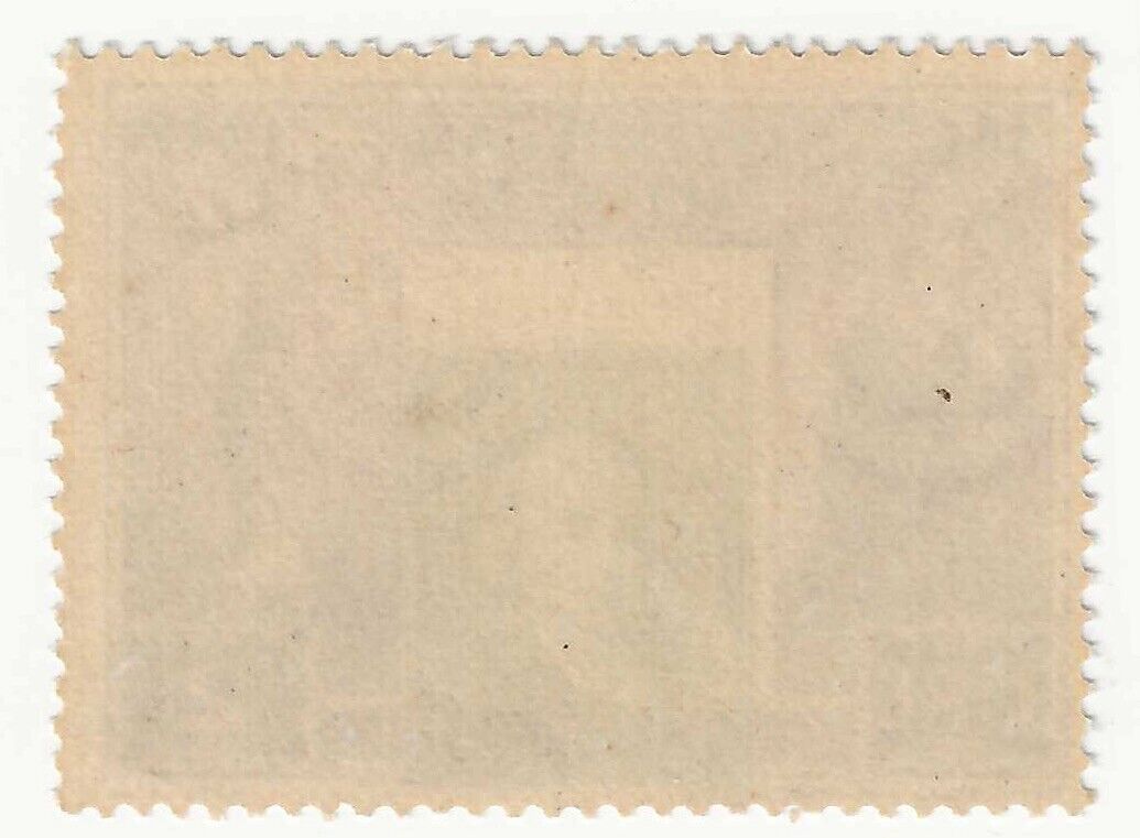 1947 San Marino - 2 L. violet Centenary USA stamps center shifted MNH**