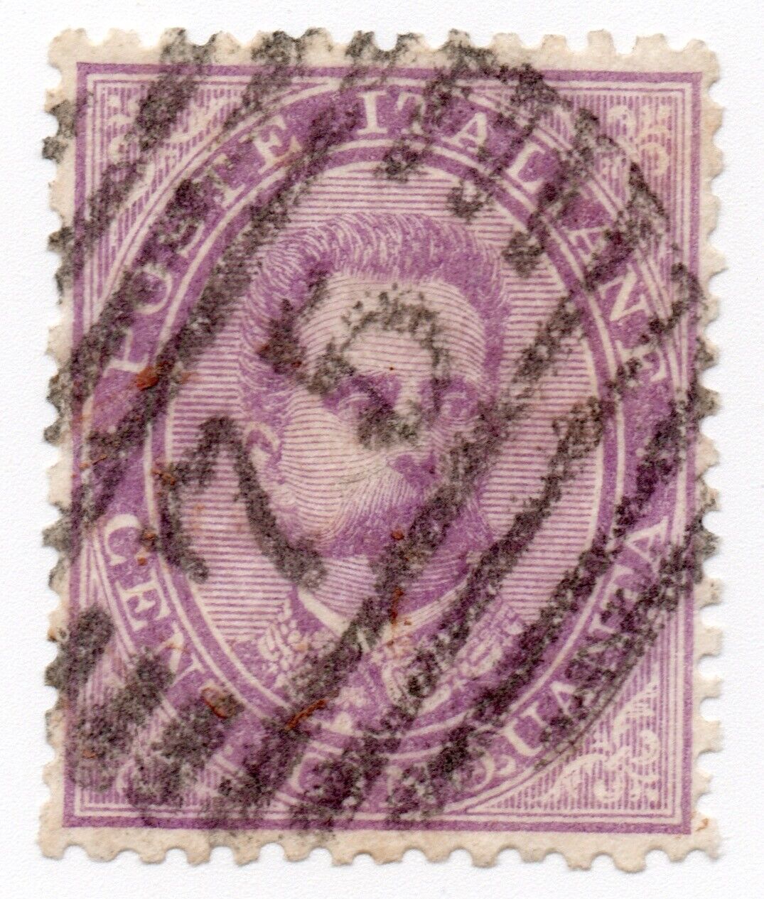 1879 - Regno d'Italia - Umberto I, 50 c. violetto usato